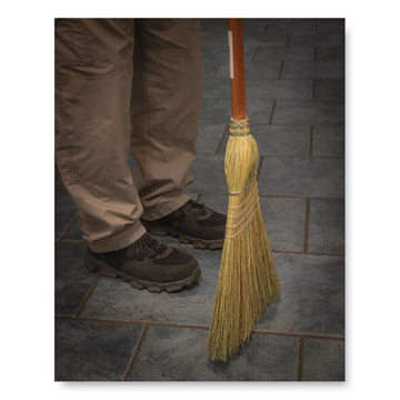 Boardwalk® Warehouse Broom, Corn Fiber Bristles, 56" Overall Length, Natural freeshipping - TVN Wholesale